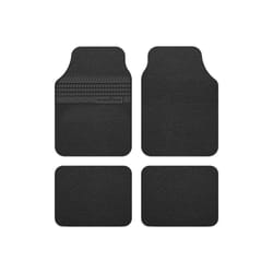 GOD9018 Set of 4 Carpets, Black