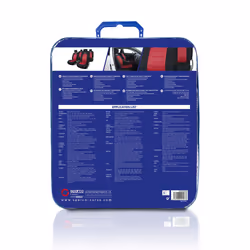 SPARCO S-LINE SPC1019RS Seat cover black, red Polyester Front and Rear - Additional view 5