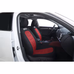 SPARCO S-LINE SPC1019RS Seat cover black, red Polyester Front and Rear - Additional view 6