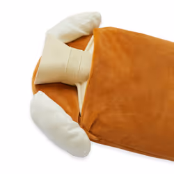Woof! Brown Dog Plush Fleece 2L Hot Water Bottle