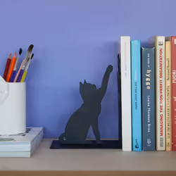 Trendform Fishing Cat book holder Black Metal