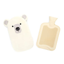 Pooky! Polar Bear Plush Fleece 2L Hot Water Bottle