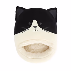Felix! Black & White Cat Fleece Sherpa Lined Foot Muff