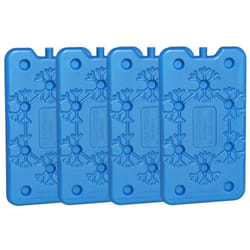 4-Pack 400ml Ice Packs Reusable Plastic Freezer Ice Brick Blocks for Cooler Bag