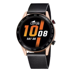 Lotus Smartime 45 mm Digital Touchscreen Black, Pink gold