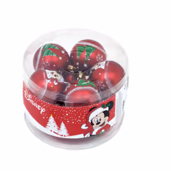 Arditex WD13422, Ball christmas ornament, Polyethylene, Multicolour, Red, 10 pc(s), Box, China