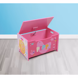 Peppa Pig Deluxe Wooden Toy Box & Bench by Nixy Children