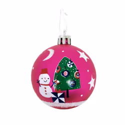 Arditex PP14019 Christmas ornament Ball christmas ornament Polyethylene Multicolour, Pink 10 pc(s)