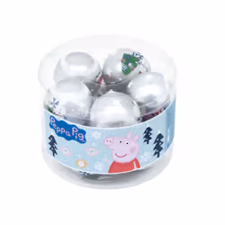 Arditex PP14020, Ball christmas ornament, Polyethylene, Multicolour, Silver, 10 pc(s), Box, China