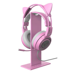 SOMIC Pink Headphone Stand Gaming Headset Holder with Solid Base and F