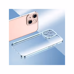 For iPhone 15 Pro Electroplating TPU Phone Case(Black)