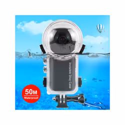 For Insta360 X4 PULUZ 50m Waterproof Sealed Diving Case (Transparent)