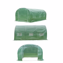 VOUNOT 3x3x2m 9mÂ² Polytunnel Greenhouse Gardening Walk In Tent