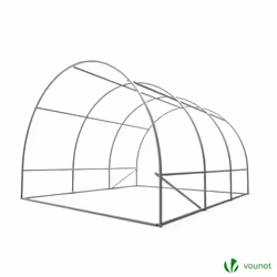 VOUNOT 3x3x2m 9mÂ² Polytunnel Greenhouse Gardening Walk In Tent - Additional view 4