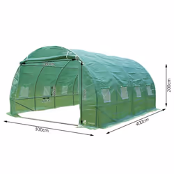 VOUNOT 4x3x2m 12mÂ² Polytunnel Greenhouse Gardening Walk In Tent - Additional view 7