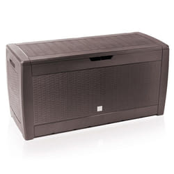 VOUNOT Outdoor Garden Storage Box, Brown 310L