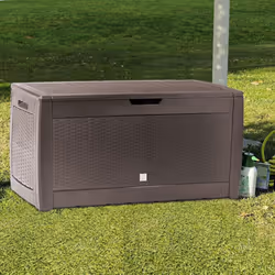 VOUNOT Outdoor Garden Storage Box, Brown 310L - Additional view 4