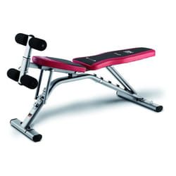 BH Fitness Optima Abdominal bench Black, Red, Silver
