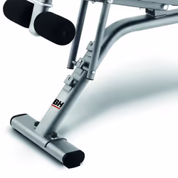 BH Fitness Optima Abdominal bench Black, Red, Silver