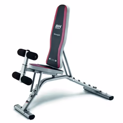 BH Fitness Optima Abdominal bench Black, Red, Silver - Additional view 4