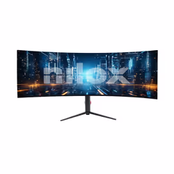 Nilox NXM49CRVDC, 124.5 cm (49"), 5120 x 1440 pixels, Dual QHD, LED, 1 ms, Black