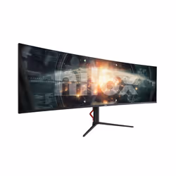 Nilox NXM49CRVDC computer monitor 124.5 cm (49") 5120 x 1440 pixels Dual QHD LED Black