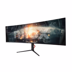 Nilox NXM49CRVDC computer monitor 124.5 cm (49") 5120 x 1440 pixels Dual QHD LED Black