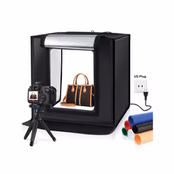 PULUZ 40cm Portable Dimmable Photo Studio Tent Kit with 6 Backdrops (US Plug)