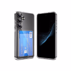 For Samsung Galaxy S24+ 5G Crystal Clear Wallet Air Bag Phone Case(Transparent)