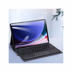 For Samsung Galaxy Tab S9 / S9 FE DUX DUCIS TK Series Wireless Bluetooth Keyboard Tablet Case(Black)