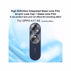 For OPPO A17 4G Global imak Integrated Rear Camera Lens Tempered Glass Film