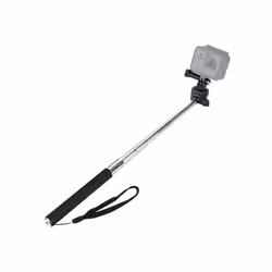 PULUZ Extendable Selfie Monopod for GoPro Hero12 Black / Hero11 /10 /9 /8 /7 /6 /5, Insta360 Ace / Ace Pro, DJI Osmo Action 4 ...
