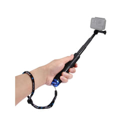 PULUZ Extendable Pole Monopod for GoPro HERO10 / HERO9 / HERO8 / HERO7 /6 /5, DJI Osmo Action, Length: 19-49cm