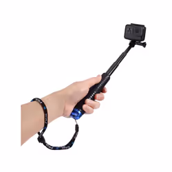 PULUZ Extendable Pole Monopod for GoPro HERO10 / HERO9 / HERO8 / HERO7 /6 /5, DJI Osmo Action, Length: 19-49cm