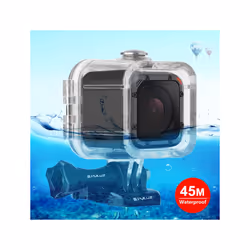 PULUZ 45m Underwater Waterproof Housing Diving Protective Case for GoPro HERO5 Session /HERO4 Session /HERO Session, with Buc ...
