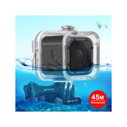 PULUZ 45m Underwater Waterproof Housing Diving Protective Case for GoPro HERO5 Session /HERO4 Session /HERO Session, with Buckle Basic Mount & Screw