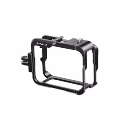 For Insta360 Ace Pro PULUZ Metal Protective Cage Adapter Frame (Black)