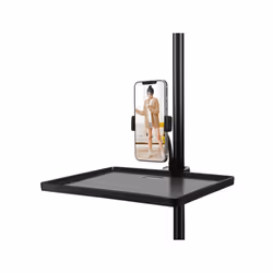 PULUZ Upgrade Version Live Tripod Sound Card Tray, Size: 27 x 20.6cm (Black)