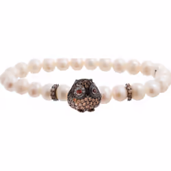 Lancaster JLA-BR-OWL-4-WH Ladies Bracelet