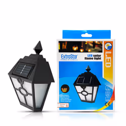 0.03W LED Solar Flame Wall Light Dynamic Flame IP44