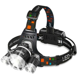 LED Headlight Torch, 18650 Rechargeable Batteries Included, 1500 Lumen 4 MODES