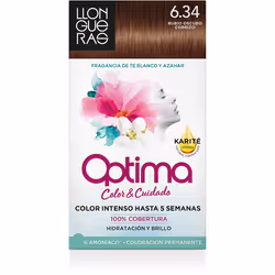 Llongueras Optima 6.34 Golden Deep Blond, Blonde, Golden Deep Blond, Women, All hair, Color-retaining, Nourishing, Shine, She ...