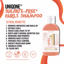 Revlon UniqOne Sulfate-free Curls Shampoo 230ml