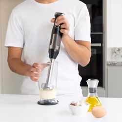 Black & Decker BXHBA1500E blender Immersion blender 1500 W Black, Stainless steel