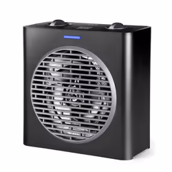 Black & Decker BXSH2003E, Fan electric space heater, 1.5 m, Indoor, Table, Black, 2000 W