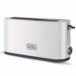 Black & Decker BXTO1001E, 1 slice(s), White, Plastic, Rotary, 1000 W, 220-240 V