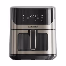 Black & Decker BXAF6500E, Low fat fryer, 6.5 L, 1.3 kg, 80 °C, 200 °C, 60 min