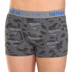 BÃ³xer Fino ElÃ¡stico Y Tejido Adaptable Al Cuerpo 87755 Para Hombre - gray, M