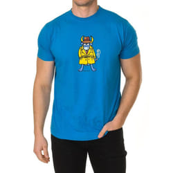 Camiseta Manga Corta Cuello Redondo Sam Para Hombre - blue, L
