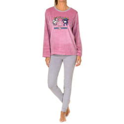 Pijama De Invierno Manga Larga 4277 Para Mujer - multicolor, 48